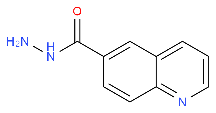 Quinoline-6-carbohydrazide_分子结构_CAS_5382-47-8)
