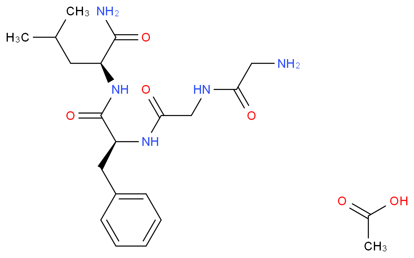 [des-Tyr1]-Leucine enkephalinamide acetate salt_分子结构_CAS_100929-57-5)