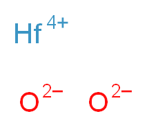 hafnium(4+) ion dioxidandiide_分子结构_CAS_12055-23-1