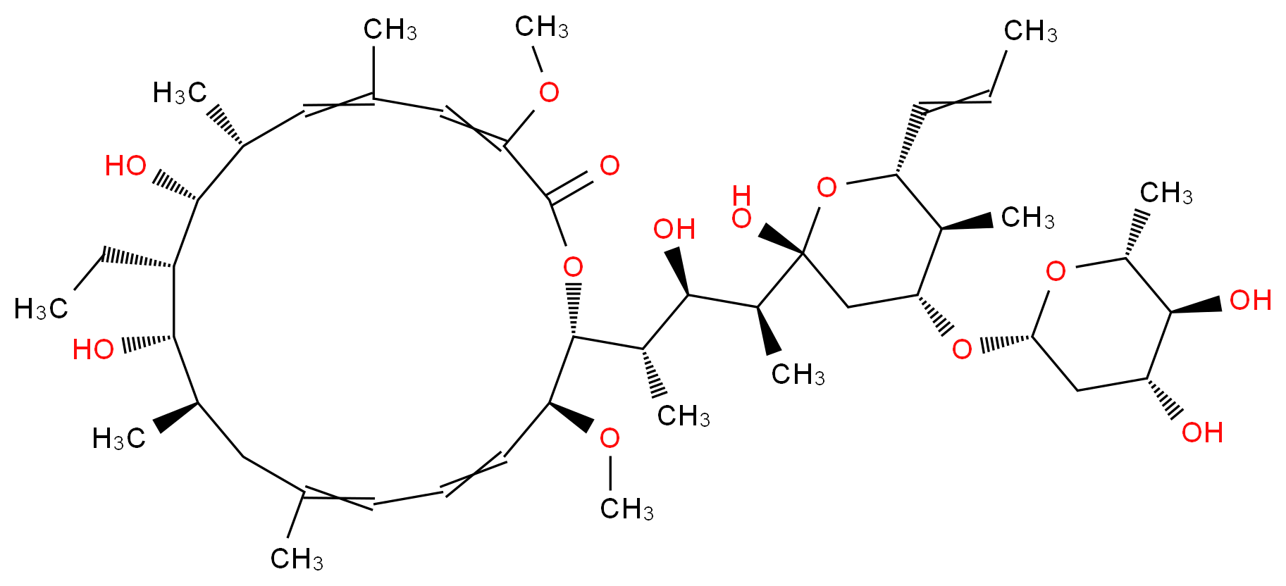 Concanamycin C from Streptomyces sp._分子结构_CAS_81552-34-3)