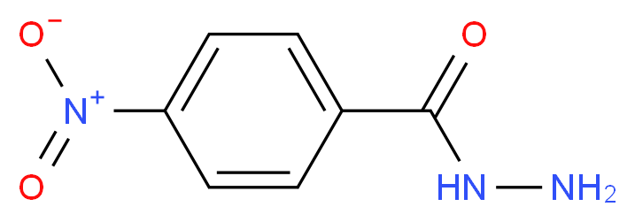 4-nitrobenzohydrazide_分子结构_CAS_636-97-5