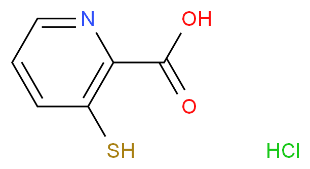 3-sulfanylpyridine-2-carboxylic acid hydrochloride_分子结构_CAS_320386-54-7