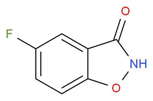 5-fluoro-2,3-dihydro-1,2-benzoxazol-3-one_分子结构_CAS_99822-23-8