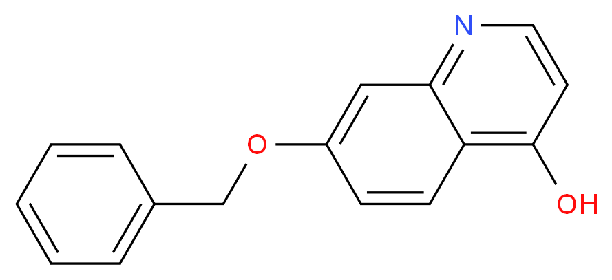 7-(benzyloxy)quinolin-4-ol_分子结构_CAS_749922-34-7