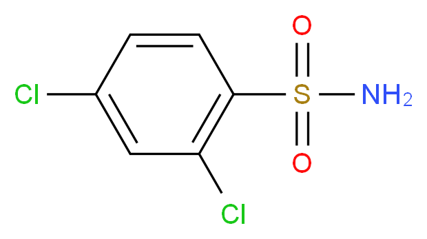 2,4-Dichlorobenzenesulphonamide 97%_分子结构_CAS_)