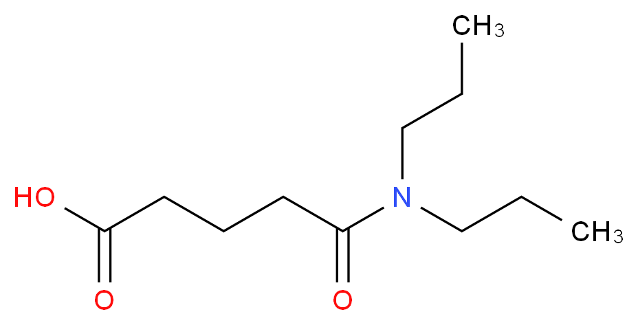 4-(dipropylcarbamoyl)butanoic acid_分子结构_CAS_)
