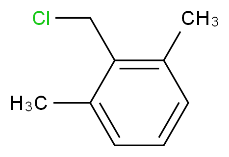 2,6-Dimethylbenzyl chloride_分子结构_CAS_5402-60-8)