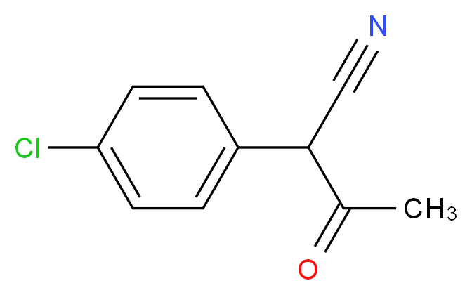 2-(4-chlorophenyl)-3-oxobutanenitrile_分子结构_CAS_5219-07-8)