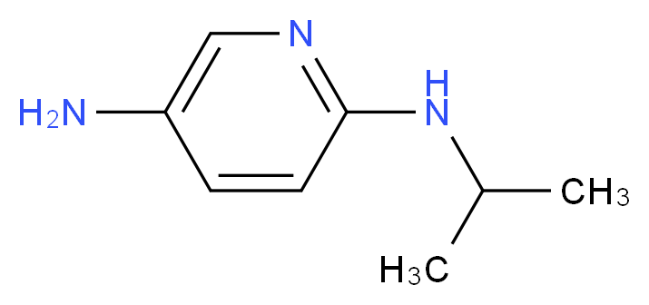 2-N-(propan-2-yl)pyridine-2,5-diamine_分子结构_CAS_52025-41-9