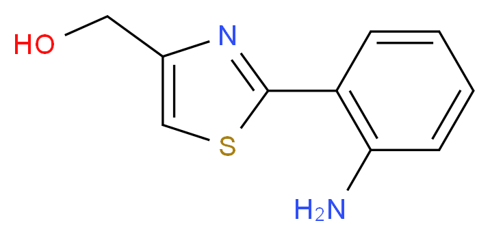 [2-(2-AMINO-PHENYL)-THIAZOL-4-YL]-METHANOL_分子结构_CAS_658076-79-0)