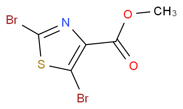 Methyl 2,5-dibromothiazole-4-carboxylate_分子结构_CAS_914347-25-4)