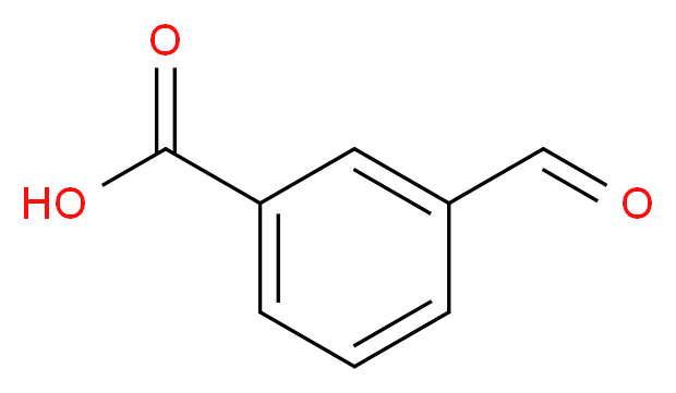 3-Formylbenzoic acid_分子结构_CAS_619-21-6)