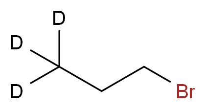 1-bromo(3,3,3-<sup>2</sup>H<sub>3</sub>)propane_分子结构_CAS_61809-88-9