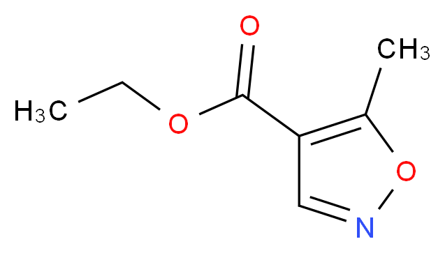 5-甲基-4-异噁唑甲酸乙酯_分子结构_CAS_51135-73-0)