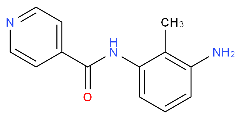N-(3-Amino-2-methylphenyl)isonicotinamide_分子结构_CAS_)