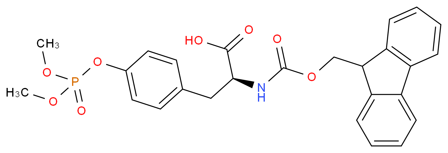 Fmoc-Tyr(PO3Me2)-OH_分子结构_CAS_127633-36-7)