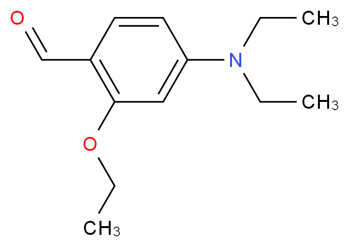 4-(diethylamino)-2-ethoxybenzaldehyde_分子结构_CAS_61657-61-2)