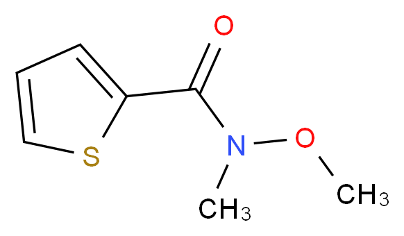 N-Methoxy-N-methyl-2-thiophenecarboxamide_分子结构_CAS_229970-94-9)