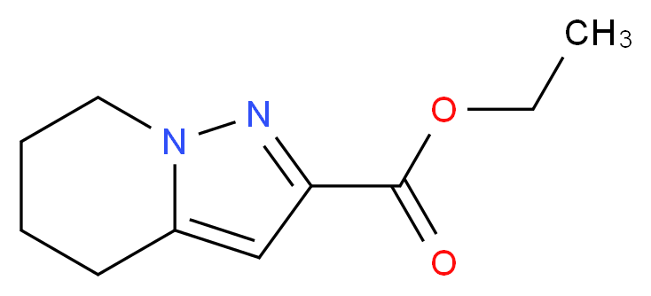 Ethyl 4,5,6,7-tetrahydropyrazolo[1,5-a]pyridine-2-carboxylate_分子结构_CAS_307307-84-2)