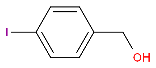 4-碘苄醇_分子结构_CAS_18282-51-4)