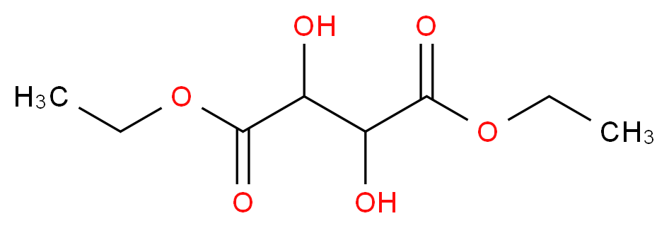 1,4-diethyl 2,3-dihydroxybutanedioate_分子结构_CAS_87-91-2