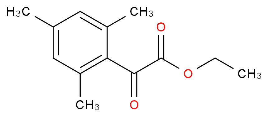 ethyl 2-oxo-2-(2,4,6-trimethylphenyl)acetate_分子结构_CAS_5524-57-2
