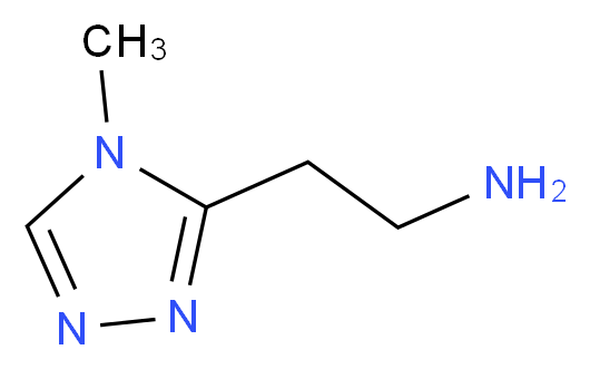 2-(4-Methyl-4H-1,2,4-triazol-3-yl)ethanamine_分子结构_CAS_744994-00-1)
