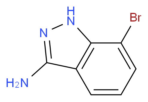 7-Bromo-1H-indazol-3-amine_分子结构_CAS_1234616-28-4)