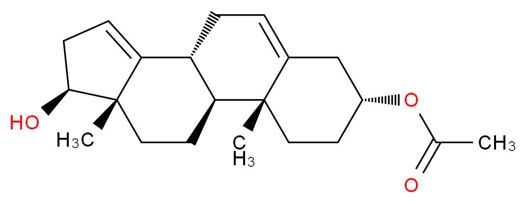 3-O-Acetyl 5,14-Androstadiene-3β,17β-diol_分子结构_CAS_61252-30-0)