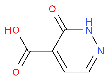 3-Oxo-2,3-dihydropyridazine-4-carboxylic acid_分子结构_CAS_54404-06-7)
