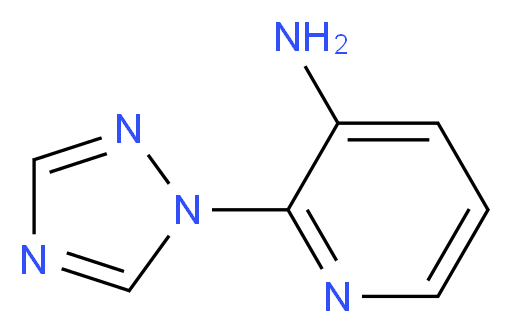 2-(1H-1,2,4-triazol-1-yl)pyridin-3-amine_分子结构_CAS_103092-75-7