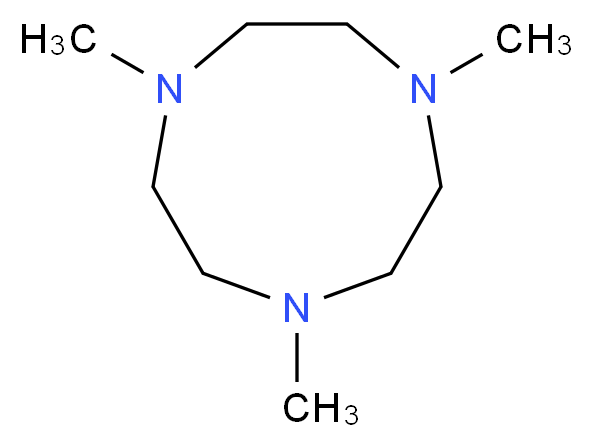 1,4,7-trimethyl-1,4,7-triazonane_分子结构_CAS_96556-05-7