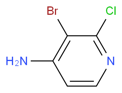 4-AMino-3-broMo-2-chloropyridine_分子结构_CAS_215364-85-5)