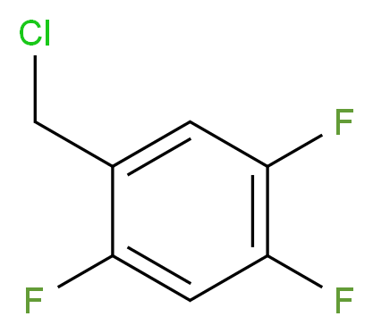 1-(chloromethyl)-2,4,5-trifluorobenzene_分子结构_CAS_243139-71-1