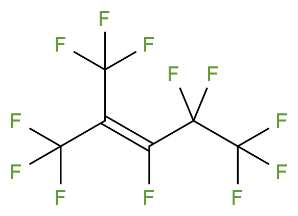 全氟(2-甲基-2-戊烯)_分子结构_CAS_1584-03-8)