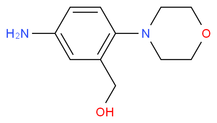 (5-Amino-2-morpholinophenyl)methanol_分子结构_CAS_759456-60-5)