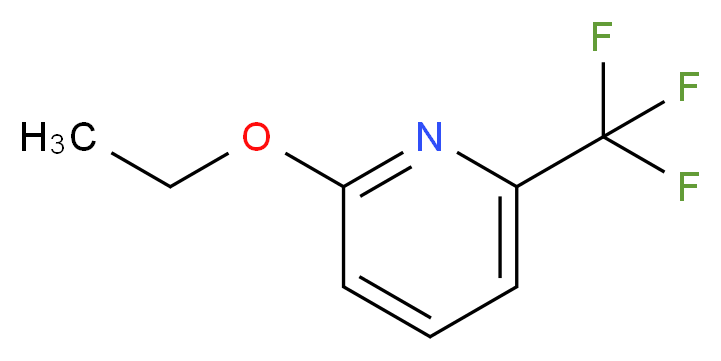 2-Ethoxy-6-(trifluoromethyl)pyridine_分子结构_CAS_1245563-18-1)