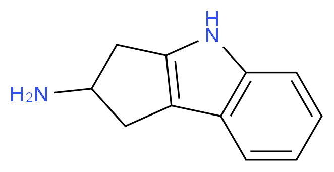 1,2,3,4-Tetrahydrocyclopenta[b]indol-2-amine_分子结构_CAS_1263284-26-9)