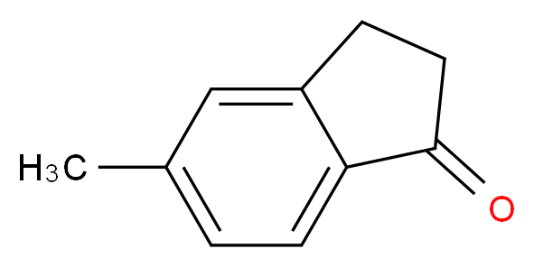 5-methyl-2,3-dihydro-1H-inden-1-one_分子结构_CAS_4593-38-8