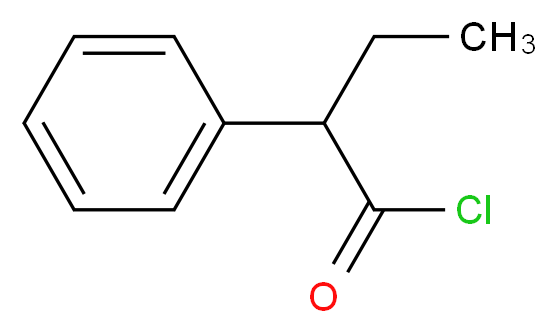 2-苯基丁酰氯_分子结构_CAS_36854-57-6)