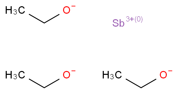 antimony(3+) ion triethanolate_分子结构_CAS_10433-06-4