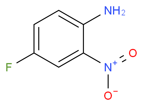 4-氟-2-硝基苯胺_分子结构_CAS_364-78-3)