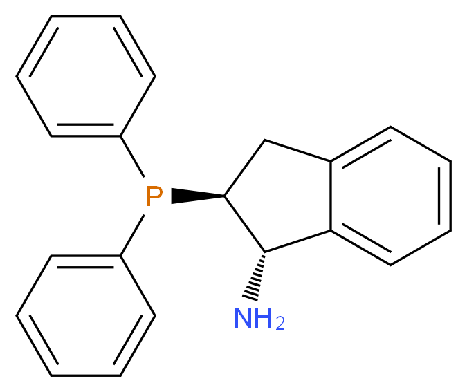 (1S,2S)-1-Amino-2-(diphenylphosphino)indane_分子结构_CAS_1091606-69-7)