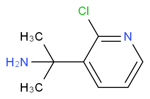 2-(2-chloropyridin-3-yl)propan-2-amine_分子结构_CAS_1060812-09-0)