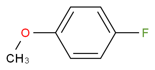 4-氟苯甲醚_分子结构_CAS_459-60-9)