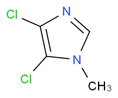 4,5-dichloro-1-methyl-1H-imidazole_分子结构_CAS_1192-53-6