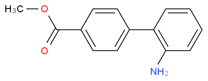 2'-AMINO-BIPHENYL-4-CARBOXYLIC ACID METHYL ESTER_分子结构_CAS_502132-87-8)