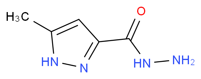 5-Methyl-1H-pyrazole-3-carbohydrazide_分子结构_CAS_)