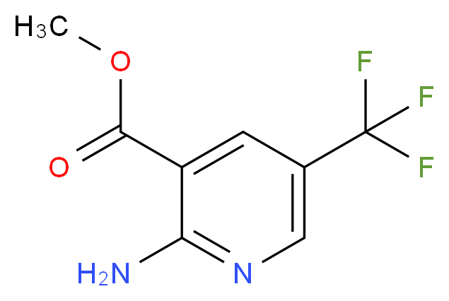 Methyl 2-amino-5-(trifluoromethyl)nicotinate_分子结构_CAS_)