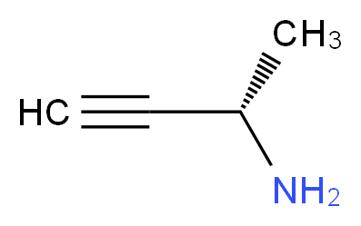 (S)-3-Butyn-2-amine_分子结构_CAS_54164-69-1)